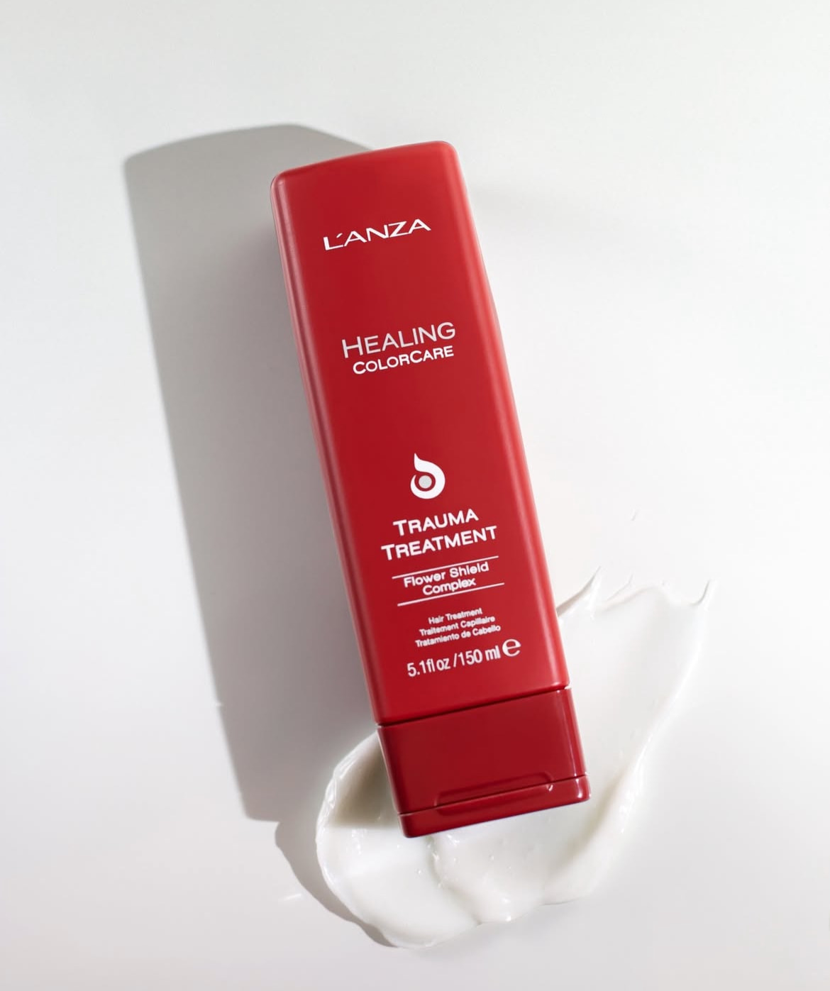 Ліпідна маска для пошкодженого та фарбованого волосся LʼANZA Healing ColorCare Trauma Treatment, 150 ml - 3